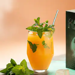Une image de Sweet mango mint : le cocktail qui va te faire kiffer l'été ! - image générée par IA (DALL-E)