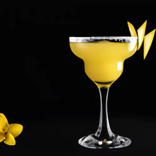 Une image de   🍹 Cocktail Mangue-Tequila-Lemon-Tini 🍹
