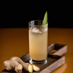 Une image de Cocktail Gingembre Fizzy, la boisson idéale pour une soirée entre amis !