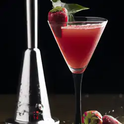 Une image de Mon cocktail préféré de l'été : le Rhumisseur de Fraise 🍓🍹