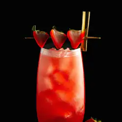 Une image de Cocktail d'été : Le Strawberry Breeze 🍓🍹☀️