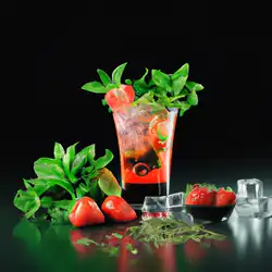 Une image de Enchantez vos papilles avec le cocktail Fraise-Menthe