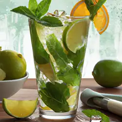 Une image de Mojito Summer : le cocktail qui te fera voir la vie en vert - image générée par IA (DALL-E)
