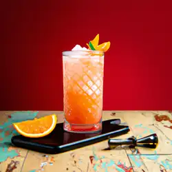 Une image de La Fleur d'Oranger : le cocktail qui va te faire voir la vie en rose - image générée par IA (DALL-E)