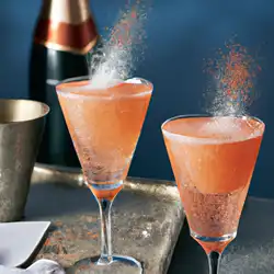 Une image de Le Cham'Fizz au Gingembre : un cocktail qui envoie du lourd !