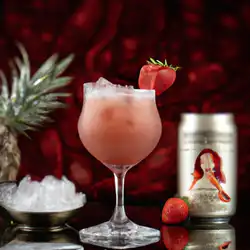 Une image de Le Crimson Kiss - un cocktail qui vous fera rougir !