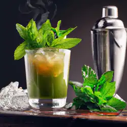 Une image de Le cocktail qui pique et rafraîchit : le frappé à la menthe poivrée