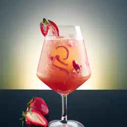 Une image de Cocktail fruité pour l'été : La Fraise Orangeade 🍹🍓🍊