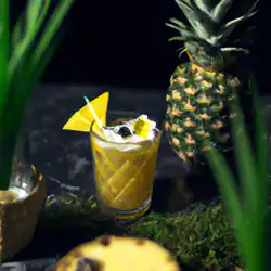 Une image de «Tropic de la vie» : un cocktail qui donne la pêche ! - image générée par IA (DALL-E)