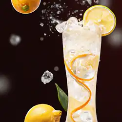 Une image de Le Citron Tonic Blast : Quand l'explosion de saveurs rencontre la passion - image générée par IA (DALL-E)