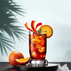 Une image de Cocktail Romance des îles : le cocktail parfait pour une soirée romantique ! - image générée par IA (DALL-E)