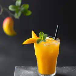 Une image de Le Mango-Orange Fizz : Un cocktail enivrant et rafraîchissant !