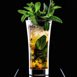 Une image de Le Mojito Royal : la royauté des cocktails - image générée par IA (DALL-E)