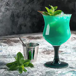 Une image de Cocktail Tropicana Menthe : une explosion de saveurs ! - image générée par IA (DALL-E)