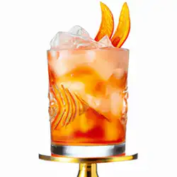 Une image de J'ai testé le cocktail Tiger Sunset 🍹🌅 - image générée par IA (DALL-E)