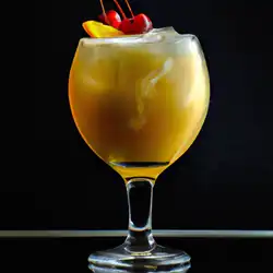 Une image de Le Fruity Kiss : le cocktail qui fait chavirer les papilles ! - image générée par IA (DALL-E)