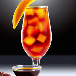 Une image de L'origine du Mangue-Cola-Tise - image générée par IA (DALL-E)