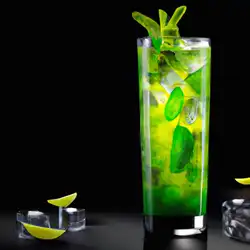 Une image de Cocktail Tequila Minty Twist : une explosion de saveurs ! - image générée par IA (DALL-E)