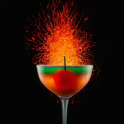 Une image de Cocktail Bulles de Feu : le cocktail qui va te faire voir des étoiles !