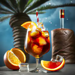 Une image de Préparez-vous pour un Voyage Tropical avec ce cocktail exotique 🌺🍹