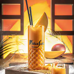 Une image de Essayez notre Gingembre Mango Twist pour un cocktail fruité et épicé 🍹🌶️🥭