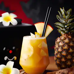 Une image de Cocktail Gingembre d'Or : le mélange parfait pour une soirée d'été ! - image générée par IA (DALL-E)