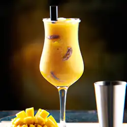 Une image de Cocktail Mangue-Gingembre Twist : une explosion de saveurs pour l'été ! - image générée par IA (DALL-E)