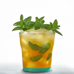Une image de Cocktail Mangue et Menthe, la fraîcheur estivale !