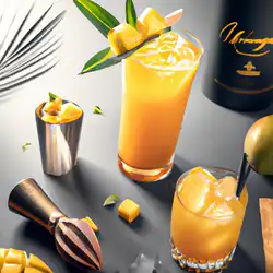 Une image de Gingembre'Mango : le cocktail qui te réveille les papilles ! - image générée par IA (DALL-E)
