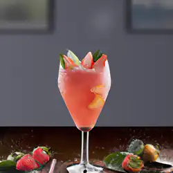 Une image de Un cocktail qui réveille tes papilles : Touche de Fraîcheur - image générée par IA (DALL-E)