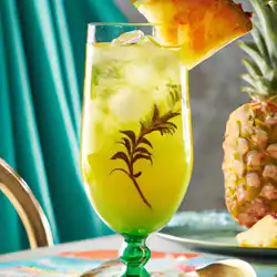 Une image de Mon Fizz tropical pour un été de folie 🔥 - image générée par IA (DALL-E)