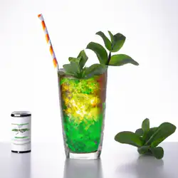 Une image de Cocktail Green Fizz, la boisson rafraîchissante pour l'été - image générée par IA (DALL-E)