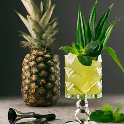 Une image de Cocktail d'été : L'Ananas des Sables 🍹🏖️