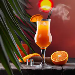 Une image de Le Pétillant Tequila Sunrise : la meilleure façon de pimper ton brunch - image générée par IA (DALL-E)