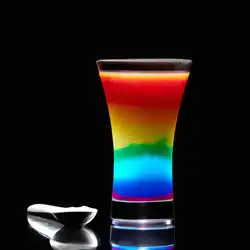 Une image de Cocktail Tequila Rainbow 🌈🍹