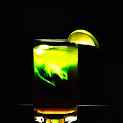Une image de Coup de Foudre, le cocktail qui tape fort ! - image générée par IA (DALL-E)