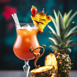 Une image de Froufrou Ananas-Fraise : le cocktail fruité et pétillant à tester cet été !