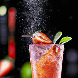 Une image de Rhum-Boum Fraise : le cocktail qui va vous faire vibrer !