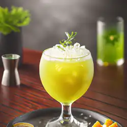 Une image de Cocktail de l'été : La Belette en folie 🍹🌴☀️ - image générée par IA (DALL-E)