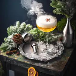 Une image de Bubbles de Givre : le cocktail qui te met le feu au corps - image générée par IA (DALL-E)