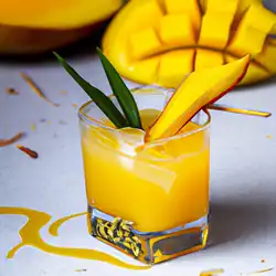 Une image de Le cocktail qui va te faire rugir : Mangue-Gingembre-Whisky-Mix