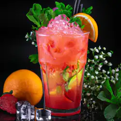 Une image de Cocktail coloré et fruité pour l'été ☀️🍹