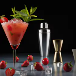 Une image de Cocktail Mangue-Fraise, la boisson parfaite pour un brunch ensoleillé ☀️🍹