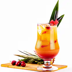 Une image de Tropical Fantaisie : le cocktail parfait pour un apéro entre amis 🍹🌴