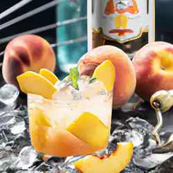 Une image de Le Fruity Peach Tonic : le cocktail qui t'envoie en vacances